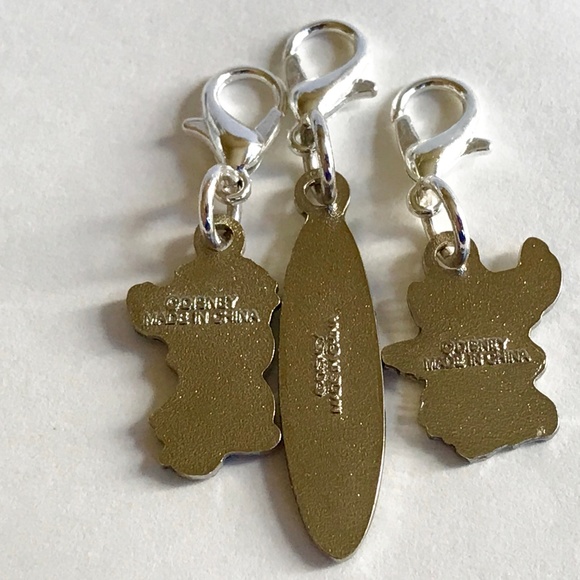 Disney Lilo & Stitch Charm Lot Clip-On Retired RARE Aulani Resort Hawaii Ohana - Picture 6 of 6